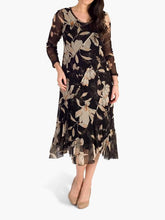 Load image into Gallery viewer, Floral Panel Mesh Dress

